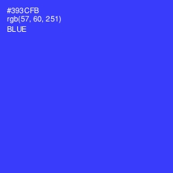 #393CFB - Blue Color Image