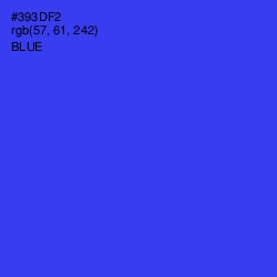 #393DF2 - Blue Color Image