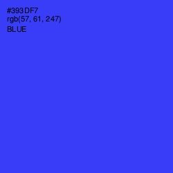 #393DF7 - Blue Color Image