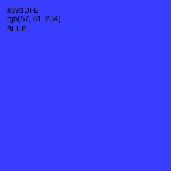 #393DFE - Blue Color Image