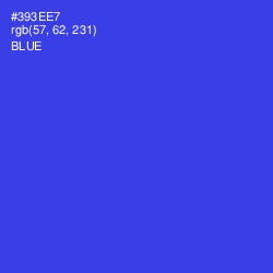 #393EE7 - Blue Color Image