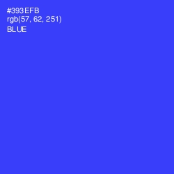 #393EFB - Blue Color Image