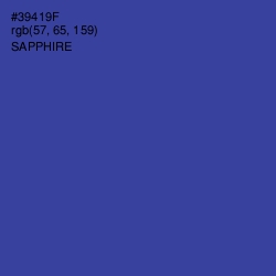 #39419F - Sapphire Color Image