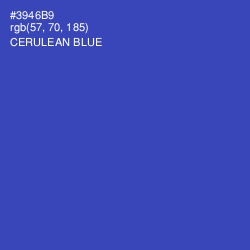 #3946B9 - Cerulean Blue Color Image