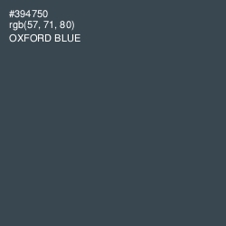 #394750 - Oxford Blue Color Image