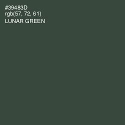 #39483D - Lunar Green Color Image