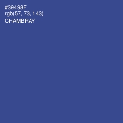 #39498F - Chambray Color Image