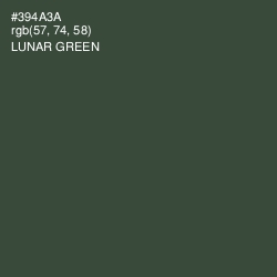#394A3A - Lunar Green Color Image