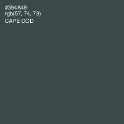#394A49 - Cape Cod Color Image