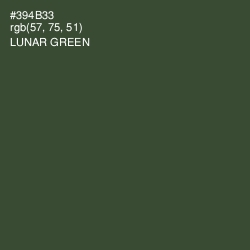 #394B33 - Lunar Green Color Image