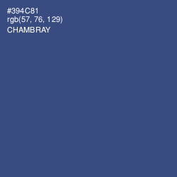 #394C81 - Chambray Color Image