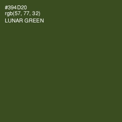 #394D20 - Lunar Green Color Image