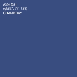#394D81 - Chambray Color Image