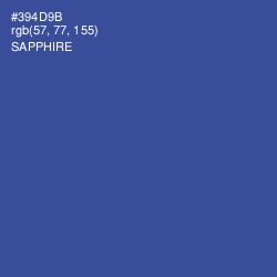 #394D9B - Sapphire Color Image