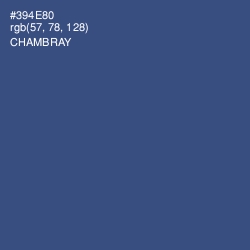#394E80 - Chambray Color Image