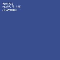 #394F92 - Chambray Color Image