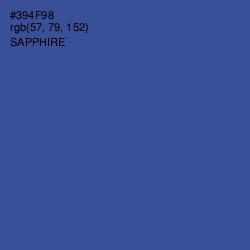 #394F98 - Sapphire Color Image