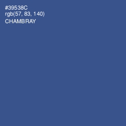 #39538C - Chambray Color Image