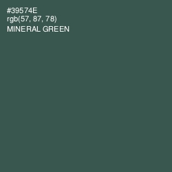 #39574E - Mineral Green Color Image