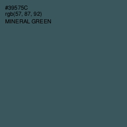 #39575C - Mineral Green Color Image