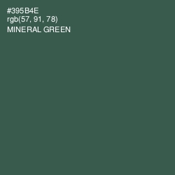 #395B4E - Mineral Green Color Image