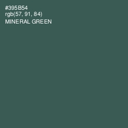 #395B54 - Mineral Green Color Image