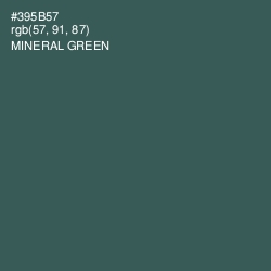 #395B57 - Mineral Green Color Image