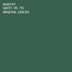 #395F4F - Mineral Green Color Image
