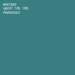 #397E80 - Paradiso Color Image