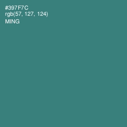 #397F7C - Ming Color Image