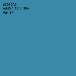 #3989A9 - Boston Blue Color Image