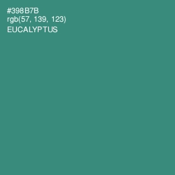 #398B7B - Eucalyptus Color Image