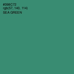 #398C72 - Sea Green Color Image