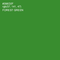 #398D2F - Forest Green Color Image