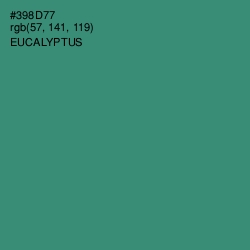 #398D77 - Eucalyptus Color Image