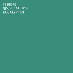 #398D7B - Eucalyptus Color Image