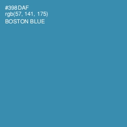 #398DAF - Boston Blue Color Image