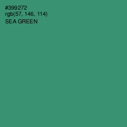 #399272 - Sea Green Color Image