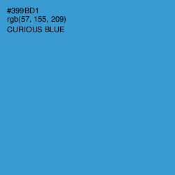 #399BD1 - Curious Blue Color Image