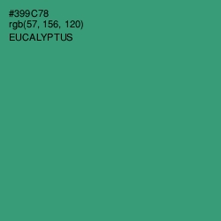 #399C78 - Eucalyptus Color Image