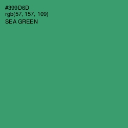 #399D6D - Sea Green Color Image