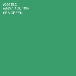 #399E6C - Sea Green Color Image
