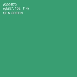 #399E72 - Sea Green Color Image