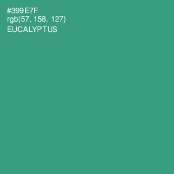 #399E7F - Eucalyptus Color Image