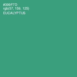 #399F7D - Eucalyptus Color Image