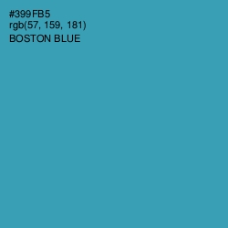 #399FB5 - Boston Blue Color Image