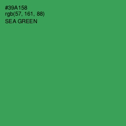 #39A158 - Sea Green Color Image