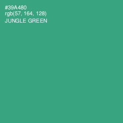 #39A480 - Jungle Green Color Image