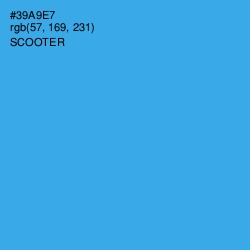 #39A9E7 - Scooter Color Image