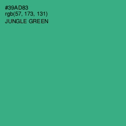 #39AD83 - Jungle Green Color Image